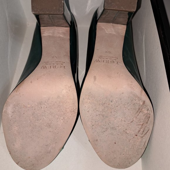 ***SOLD*** j. Crew Emerald Green Pumps - Picture 2 of 4